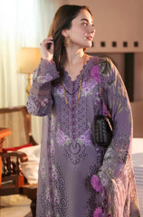 ZN1039 - Jade 3PC Lawn Chickenkari Embroidered Suit