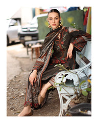 Charizma - Winter 3PC Karandi Digital Print Dress - ZN1476