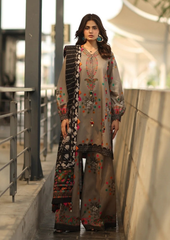 ZN1233 Winter 3PC Karandi Digital Print Dress