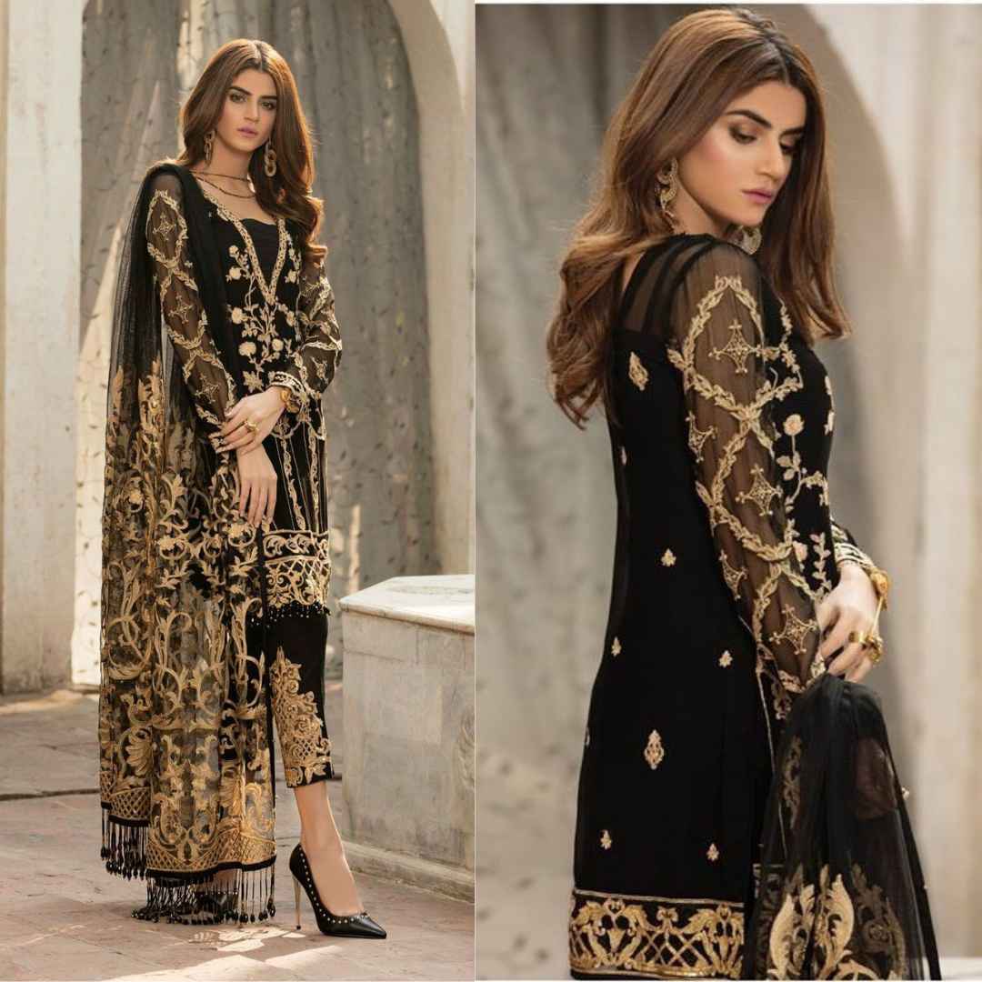 Gold chiffon dress hot sale