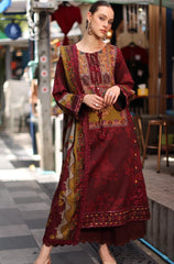 Charizma - Winter 3PC Karandi Digital Print Dress ZN1472