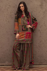 ZN1223- Charizma - Winter 3PC Karandi Digital Print Dress