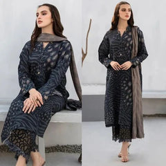 3PC PRINTED KARANDI SUIT - ZN-1228