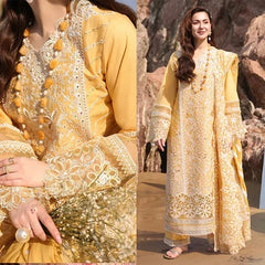 3PC EMBROIDERED LAWN SUIT - ZN-1272