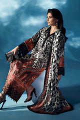 ZN1226 - Winter 3PC Karandi Digital Print Dress