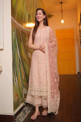 ZN979 - Faiza Saqlain - 3PC Embroidered Lawn Suit - ZoniyaClothing