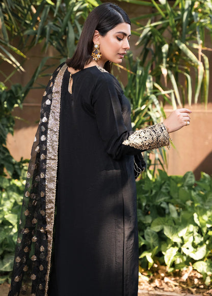 ZN572-WINTER 3 Piece Silk Embroidered With Jaquard Duppatta