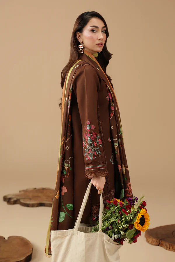 RajBari -ZN1371  Summer-3PC Lawn Embroidered Suit -