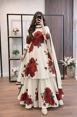 ZONIYA SUMMER  ZN1361 -3 piece Lawn frock style Printed suit