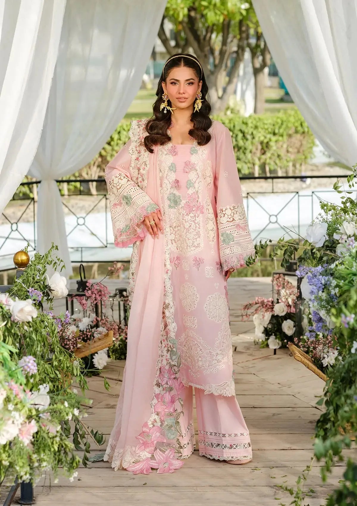 Elaf ZN1356 Luxury Lawn'25 Vol-2 ELH-1B SOPHIA