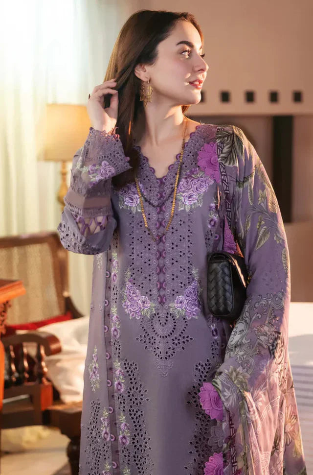 ZN1039 - Jade  3PC Lawn Chickenkari Embroidered Suit