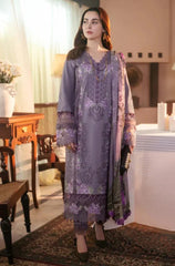 ZN1039 - Jade  3PC Lawn Chickenkari Embroidered Suit