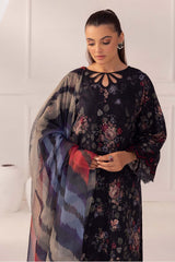 ZN826- Winter 3PC Karandi Printed Suit