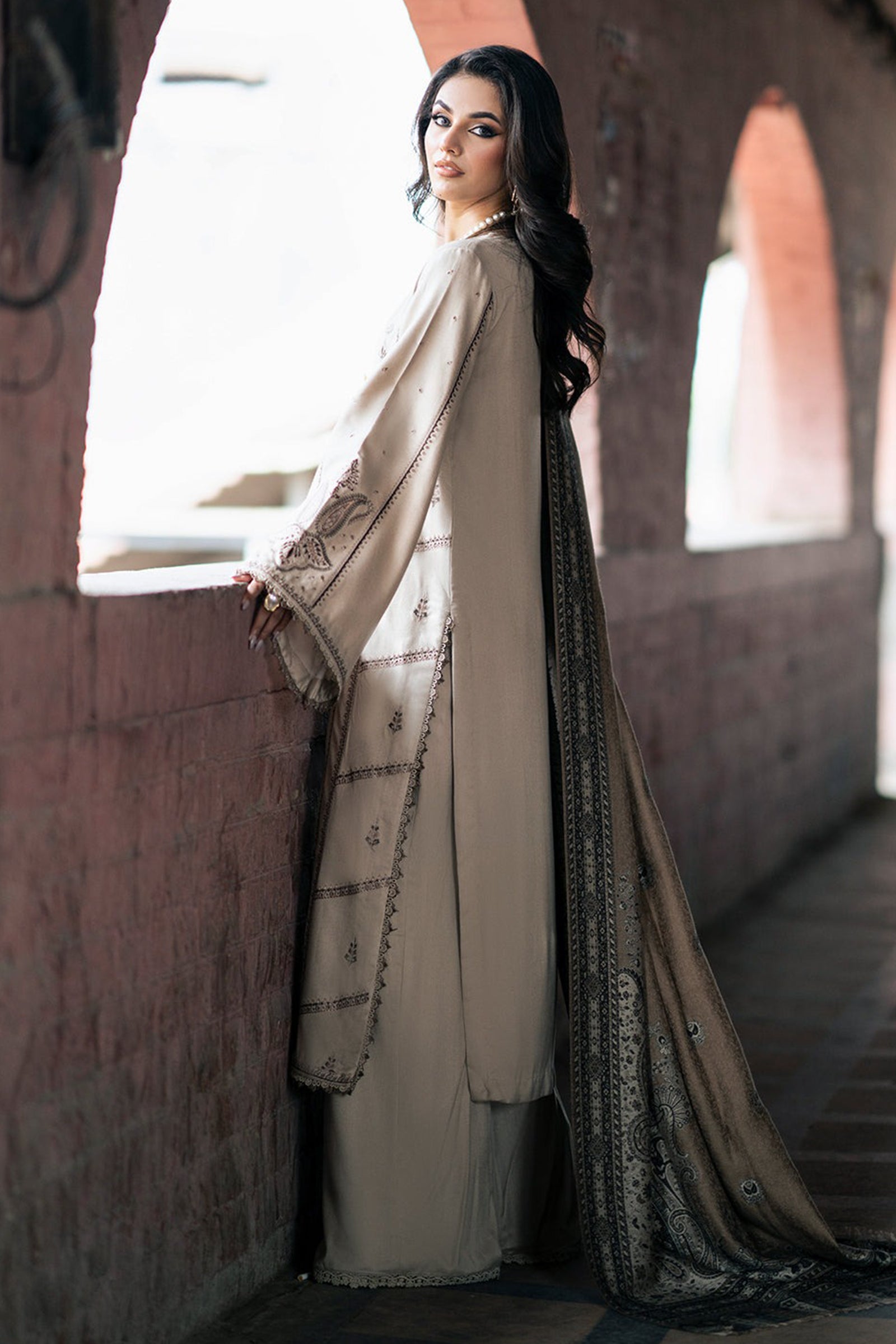 ZN1117 Jazmin - Winter 3PC Dhanak Embroidered Suit -