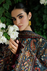 3PC karandi Printed suit - ZN-1507