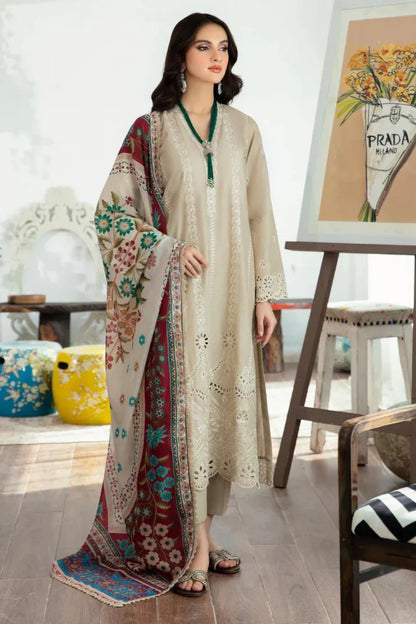 ZN970 - Summer Maria B Lawn 3PC Chickenkari Embroidered 3 Piece