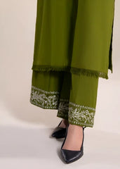 2PC EMBROIDERED DHANAK SUIT - ZN-1494
