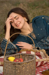 ZN1051 - Allys 3PC Lawn Embroidered Suit