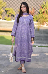 ZN1020 - Breeze 3PC Lawn Embroidered Suit