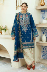 ZN1036 - Coco By Zara Shahjahan 3PC Lawn Embroidered Suit