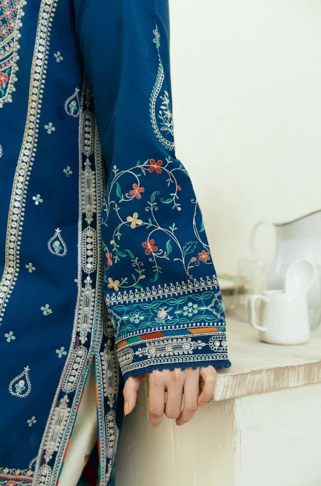 ZN1036 - Coco By Zara Shahjahan 3PC Lawn Embroidered Suit