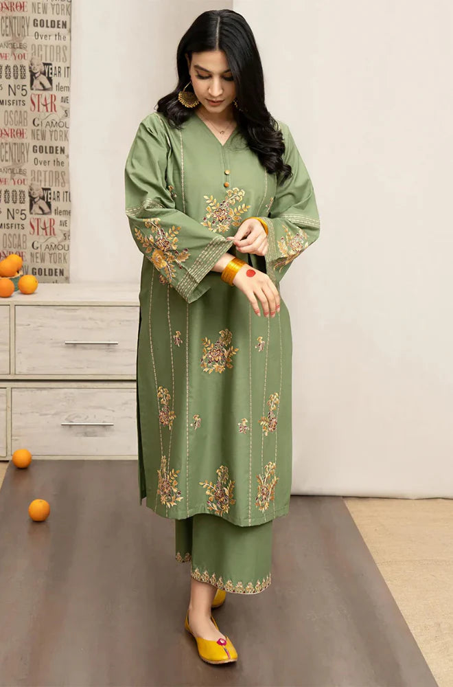 ZN984 - Urge Summer 3PC Lawn Embroidered Suit