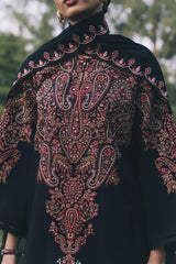 3PC EMBROIDERED DHANAK SUIT - ZN-1506