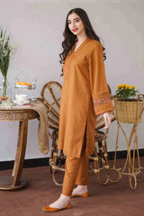 ZN400 -WINTER  3PC Dhanak suit with Embroidered Shawll