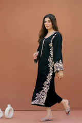 ZN939-2PC Dhanak Embroidered Suit