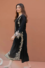 ZN939-2PC Dhanak Embroidered Suit