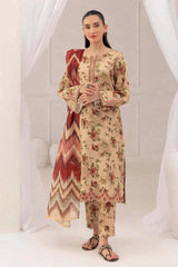 ZN827- Winter 3PC Karandi Printed Suit