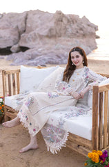 ZN997 - Qalamkar 3 Piece Chickenkari Embroidered Lawn Suit