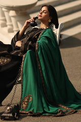 ZN1246 3-PC Unstitched Dhanak Embrioded  CSW5-06