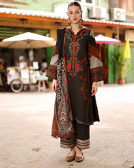Charizma - Winter 3PC Karandi Digital Print Dress - ZN1476