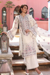 ZN1067 - Breeze 3PC Lawn Embroidered Suit