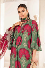 ZN788-3 Piece Unstitched Digital Printed Airjet Lawn Suit