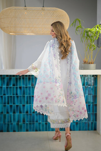 ZN975 - JAZMIN SUMMER 3PC LAWN EMBROIDERED