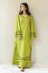 2PC EMBROIDERED DHANAK SUIT - ZN-1483