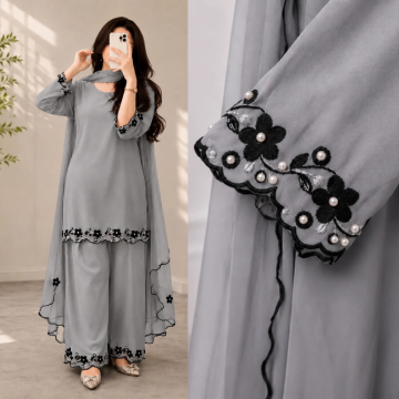 ZONIYA  ZN1393 Summer-3PC Lawn Embroidered Suit -