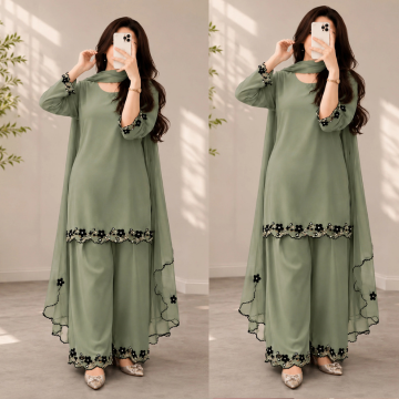ZONIYA  Summer-3PC ZN1391 Lawn Embroidered Suit -