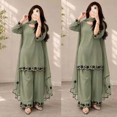 ZONIYA  Summer-3PC ZN1391 Lawn Embroidered Suit -