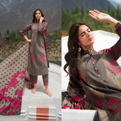 3PC PRINTED karandi SUIT - ZN-1458