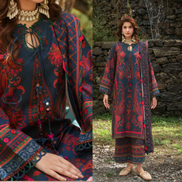 3PC PRINTED KARANDI SUIT - ZN-1459