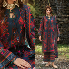 3PC PRINTED KARANDI SUIT - ZN-1459