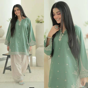 2PC EMBROIDERED LAWN SUIT - ZN-1343