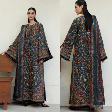 3PC karandi Printed suit - ZN-1507