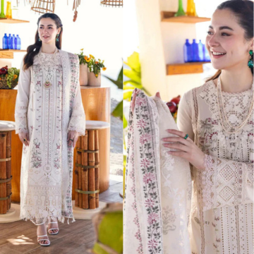 3PC EMBROIDERED LAWN SUIT -ZN-1316