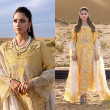 3PC EMBROIDERED LAWN SUIT - ZN-1303