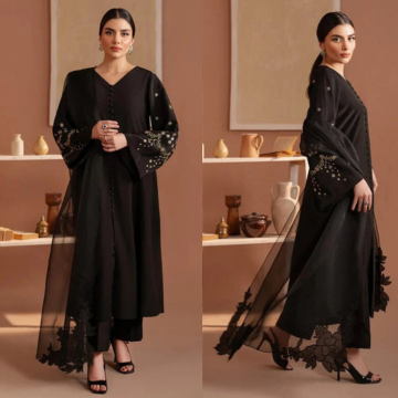 3PC EMBROIDERED LAWN SUIT - ZN-1335