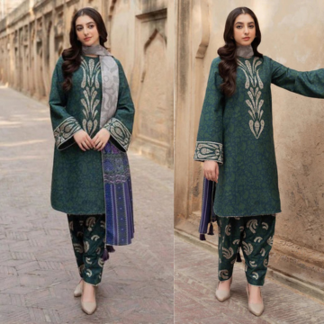 3PC PRINTED KARANDI SUIT - ZN-831